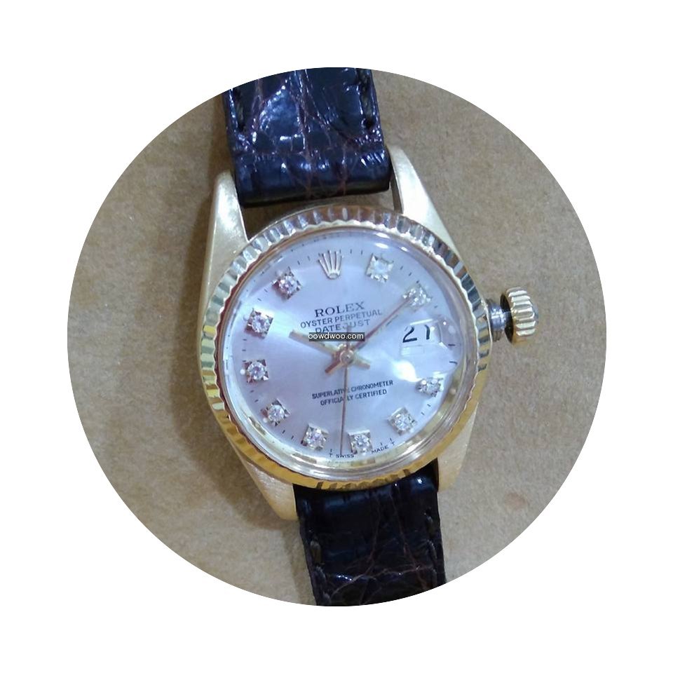 Rolex Ladies DateJust 18k Gold Ref: 6917...