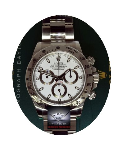 Rolex Daytona Chronograph Steel White Di...