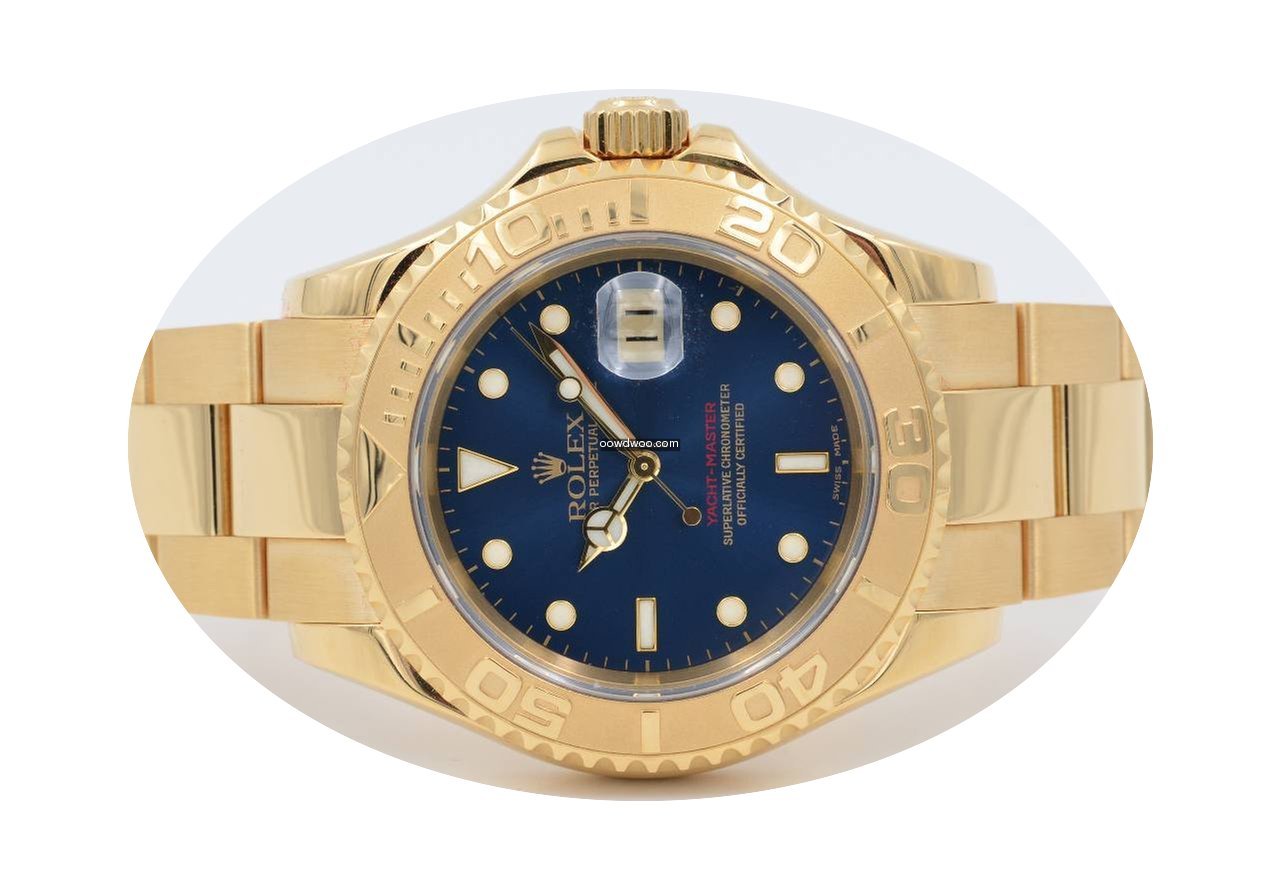 Rolex Yacht-Master Blue Gold Full Set...