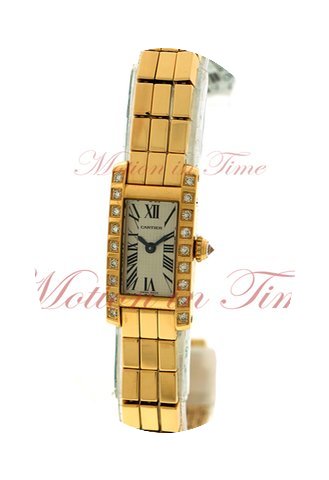 Cartier Lanieres Small, Silver Dial, Dia...