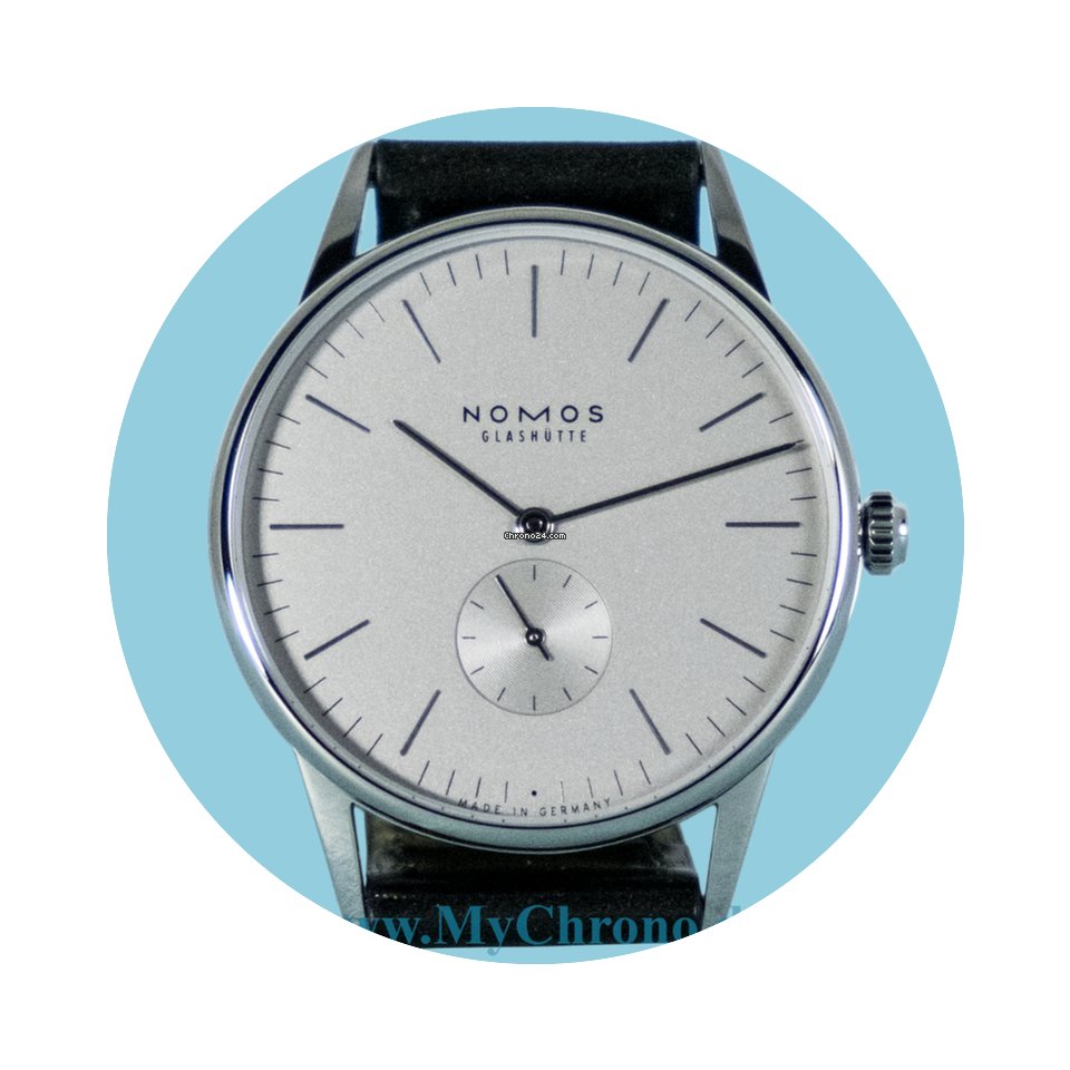 Nomos Glashütte Orion 38 grau Saphirgla...