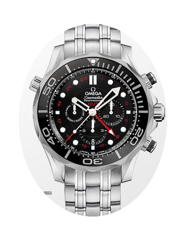 Omega Diver 300 M Omega Co-Axial Gmt Co-...