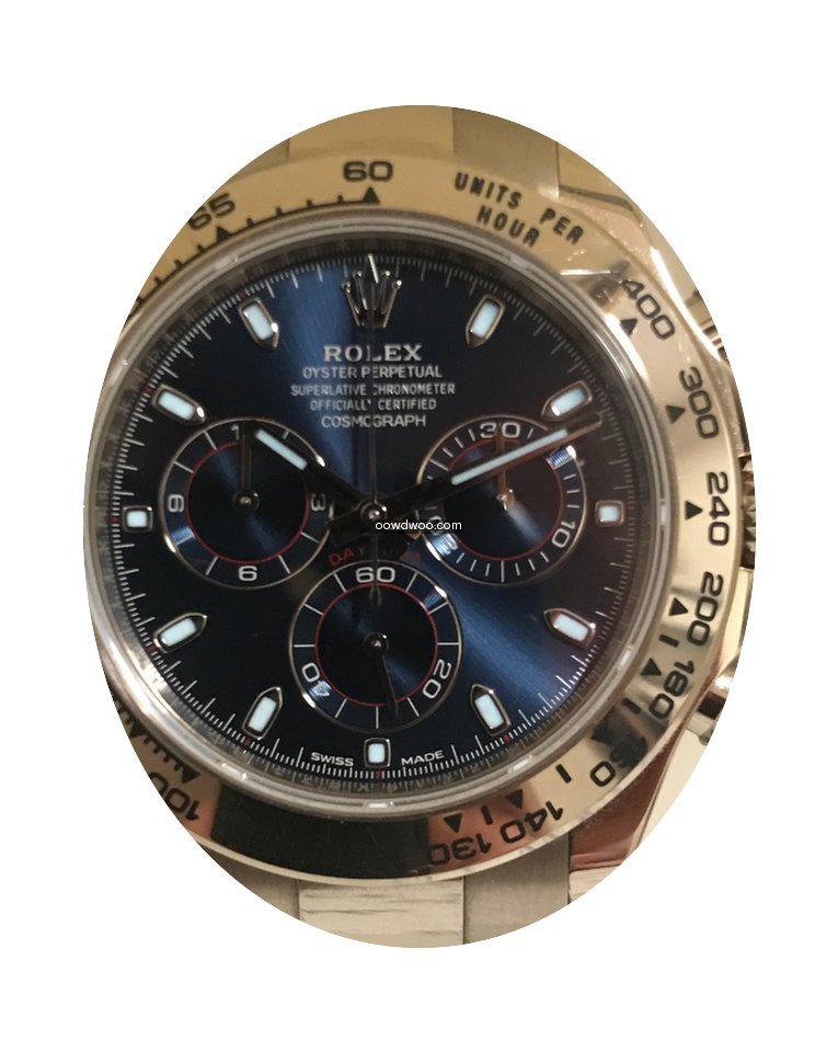 Rolex Daytona Blue Dial 116509...