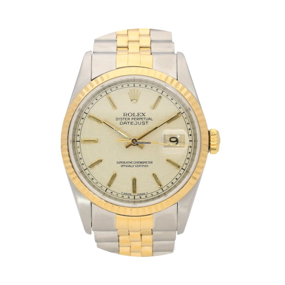 Rolex Datejust 16233 - Cream Jubilee Dia...