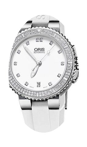 Oris Aquis Date Diamonds Ladies Watch...