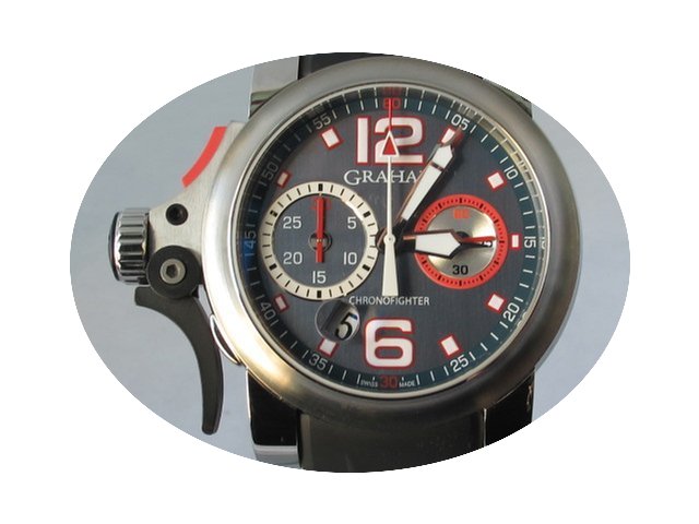Graham Chronofighter Trigger Graphite Ru...