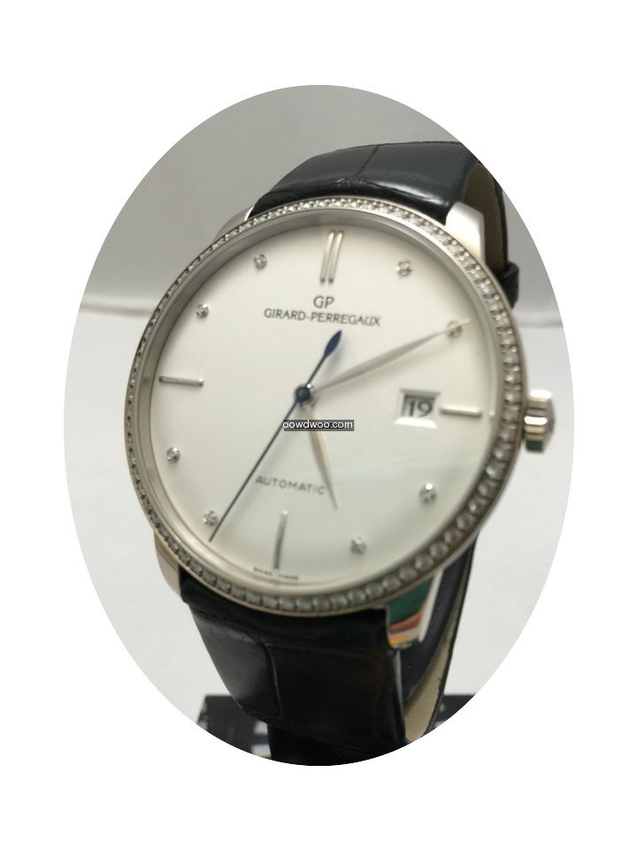 Girard Perregaux 1966 18 K White Gold Di...