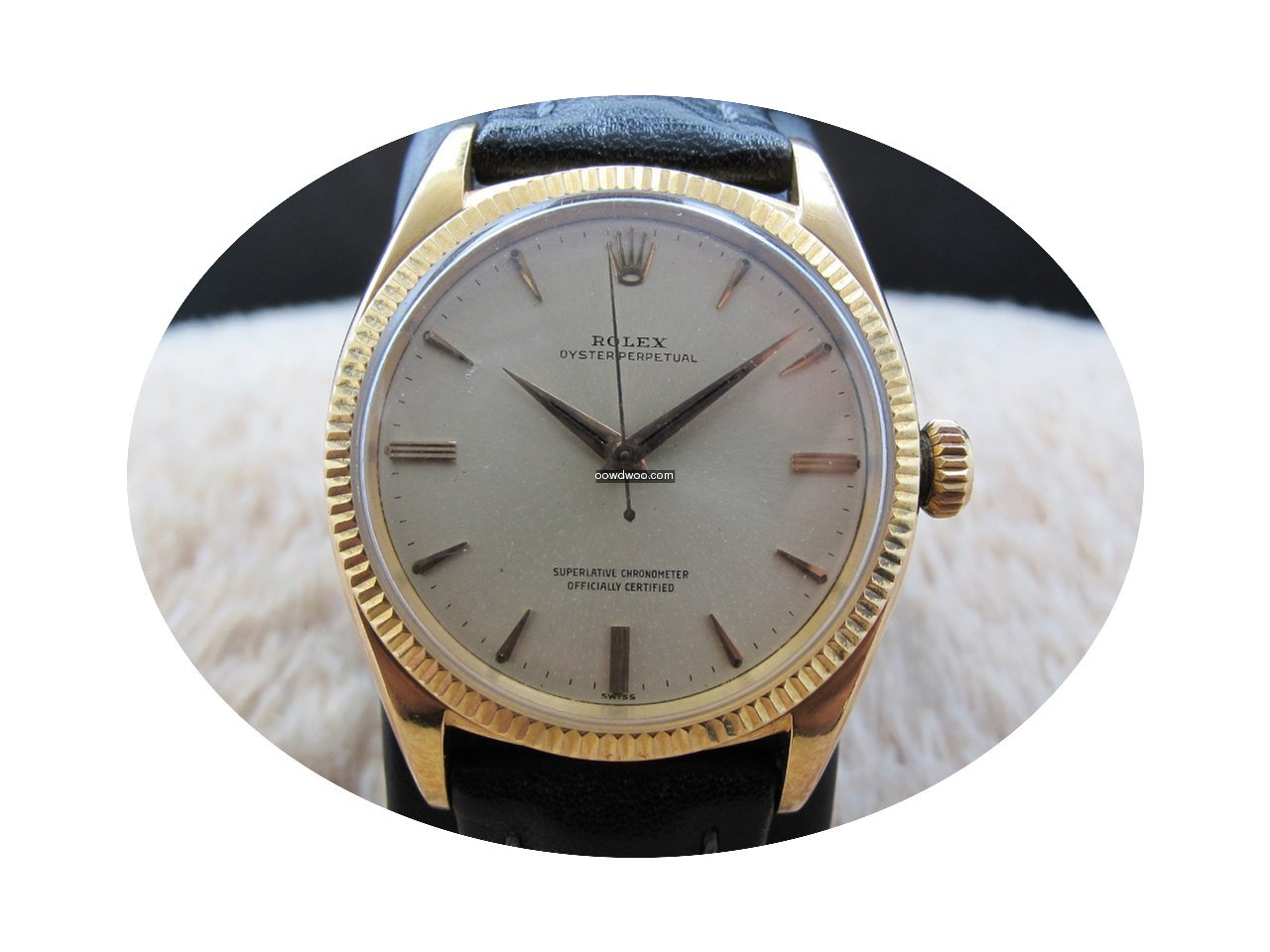 Rolex OYSTER PERPETUAL 1013 18K Pink Gol...