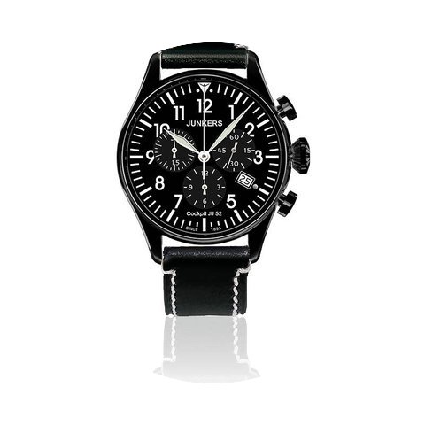 Junkers Cockpit JU52 Chronograph Schwarz...