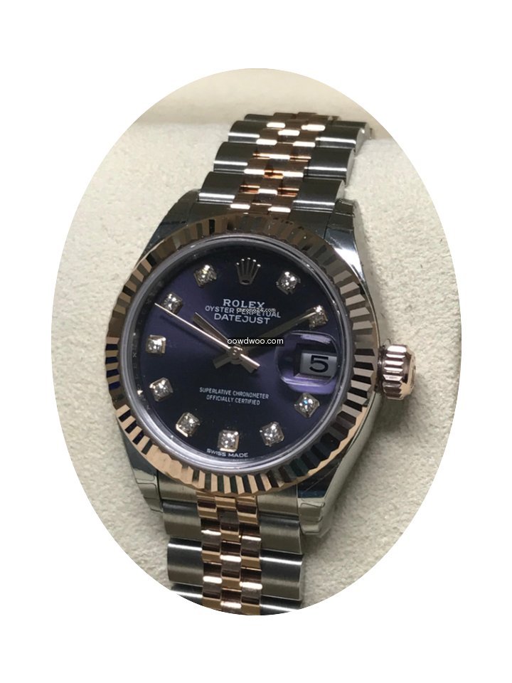 Rolex Lady Datejust 279171 G Aubergine...