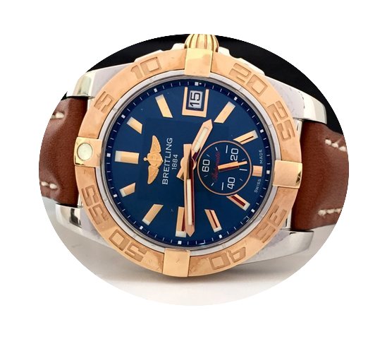 Breitling Galactic Automatic Ouro Rosé ...