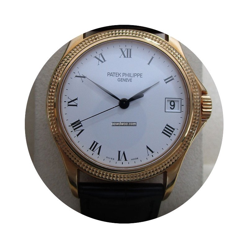 Patek Philippe Calatrava 18K Yellow Gold...