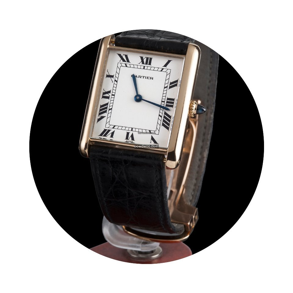 Cartier TANK JUMBO AUTOMATIC YELLOW GOLD...