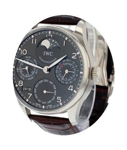 IWC Portuguese Perpetual Calendar White ...