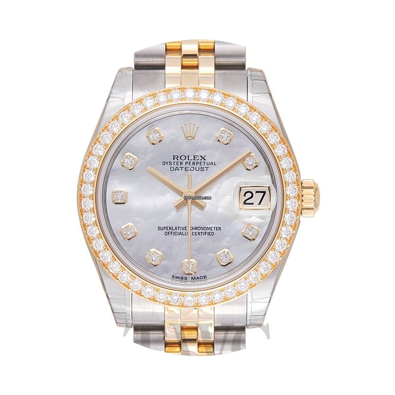 Rolex Datejust 31 White MOP Steel/18k Ye...