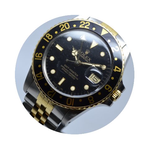 Rolex GMT Master 16753 Gold Steel Mint L...