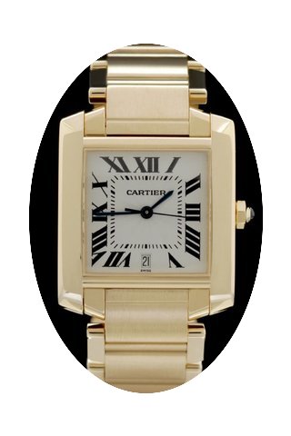 Cartier Tank Francaise Ref.1840 -18.K.Ge...