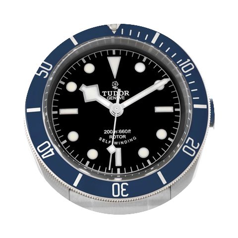 Tudor Heritage Black Bay Blue Bezel Stee...