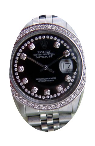 Rolex mans stainless steel Datejust...
