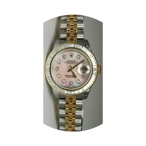 Rolex Datejust 179173 Lady's Steel and 1...