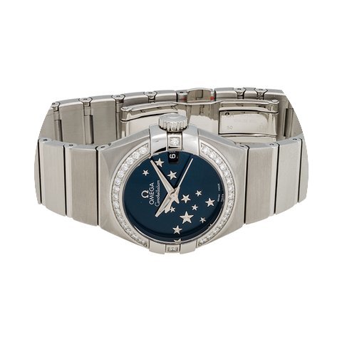 Omega Constellation Blue Orbis Star Ladi...