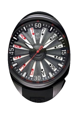 Perrelet Turbine Poker Stainless Steel...