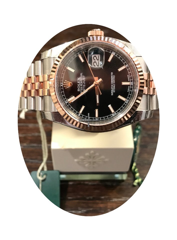 Rolex Datejust 36 Steel/Rosegold 