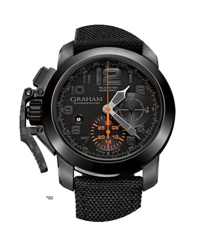 Graham CHRONOFIGHTER OVERSIZE BLACK FORE...