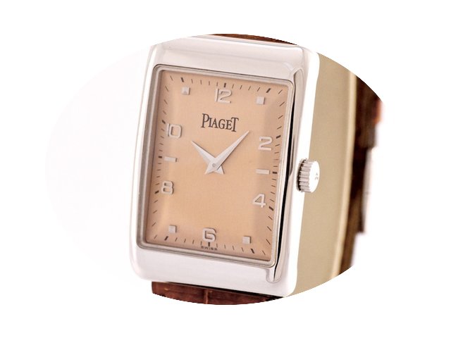 Piaget Gentlemans Watch Mecanique 18k Wh...