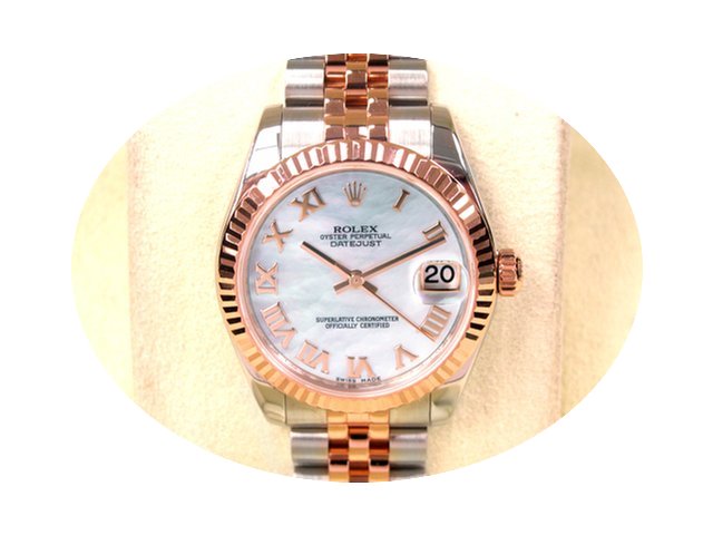 Rolex [NEW] Lady Datejust 31mm White MOP...