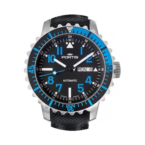 Fortis B-42 Marinemaster Day Date Blue 6...