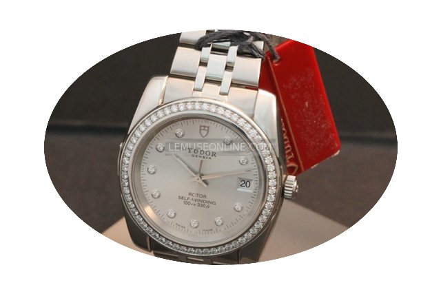Tudor Classic Date Diamonds Bezel...