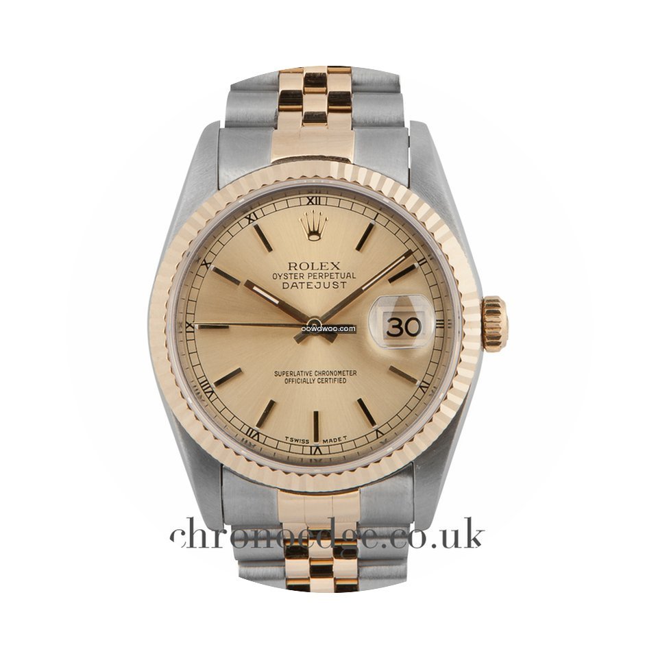 Rolex Datejust Steel and 18ct Yellow Gol...