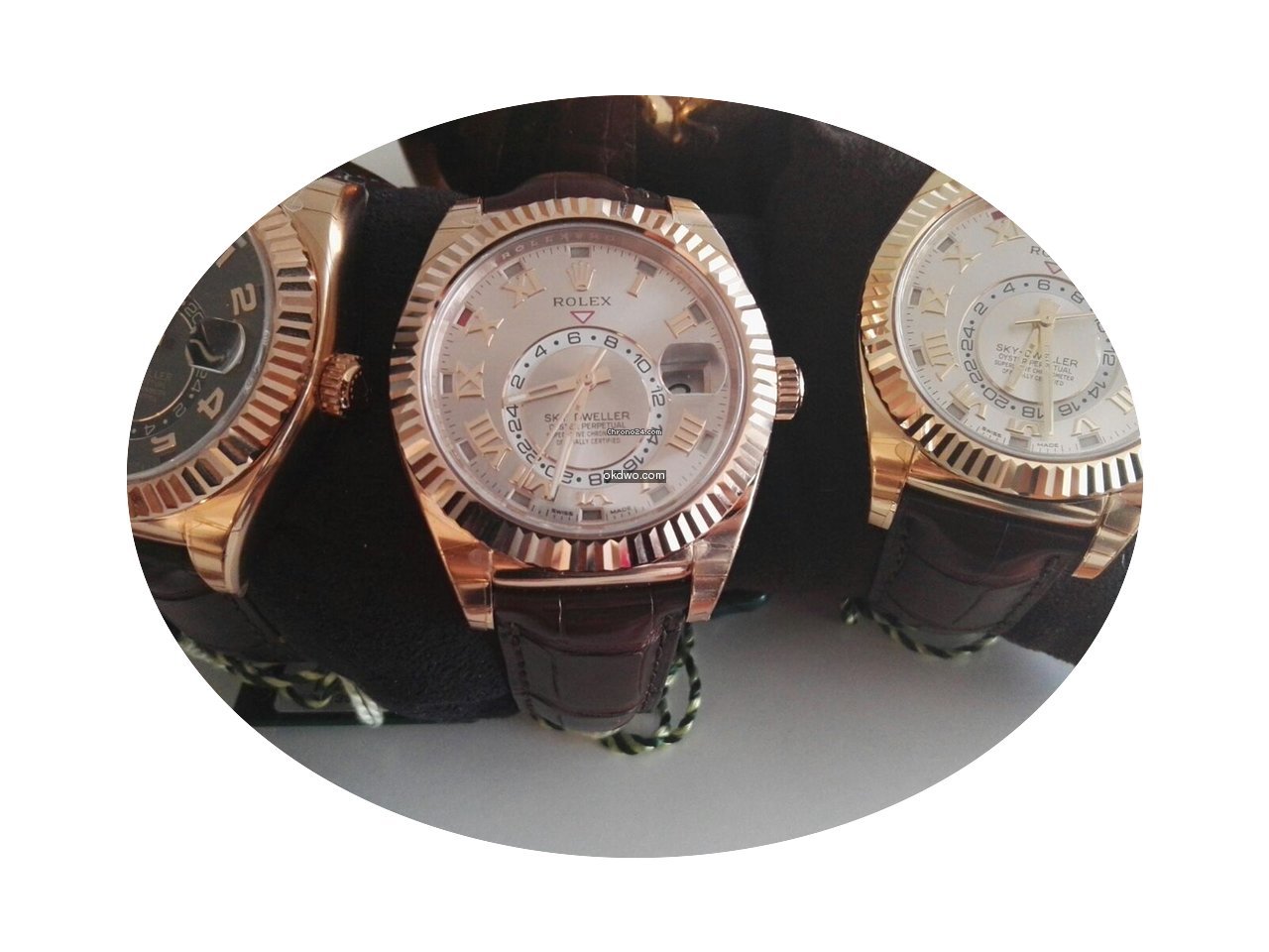 Rolex Sky-Dweller Rose Pink Gold Everose...