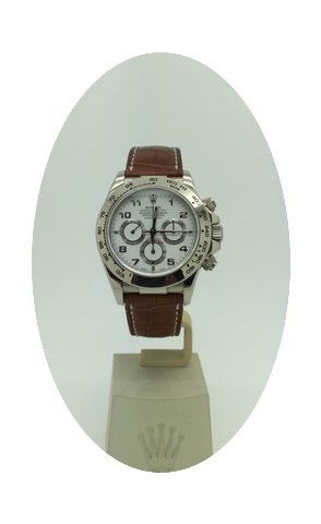 Rolex Daytona white gold (never polished...