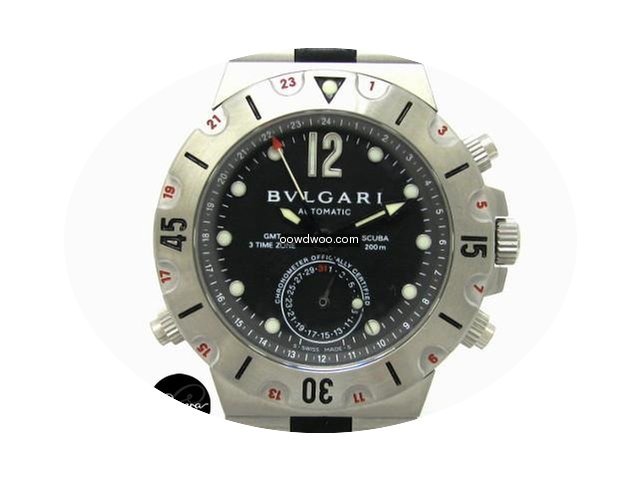 Bulgari Steel Diagono Scuba GMT...