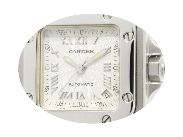 Cartier Santos Galbee Steel Automatic La...