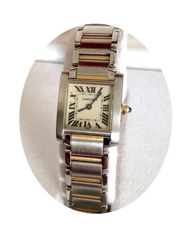 Cartier Tank Francaise Gold Steel Beige ...