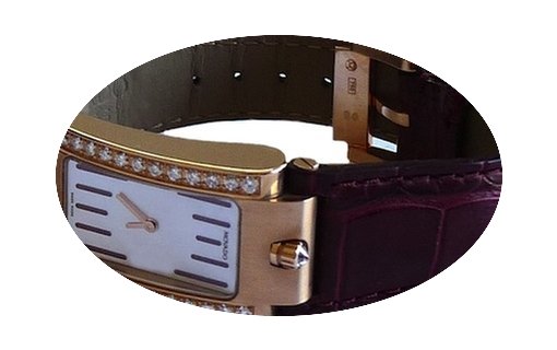 Movado Elliptica 18K Rose Gold Diamond L...