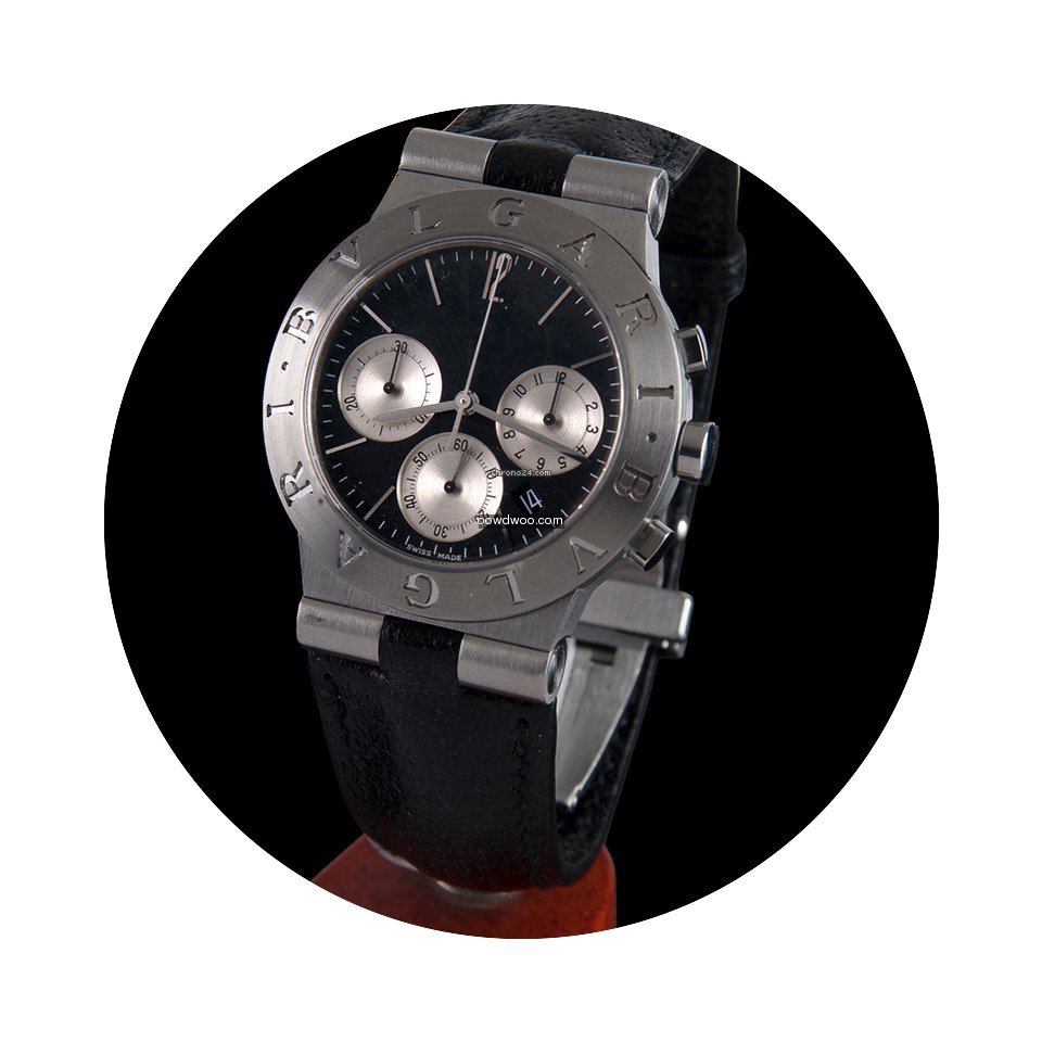 Bulgari sport chronograph steel men size...