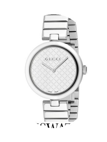 Gucci Diamantissima White Dial Stainless...