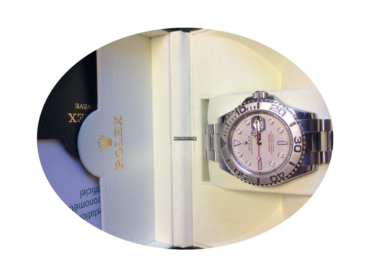 Rolex Yacht master Steel Platinum bezel ...