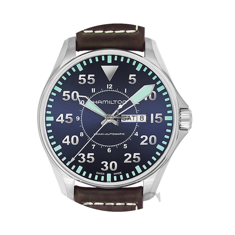 Hamilton Khaki Aviation Pilot Auto Blue ...