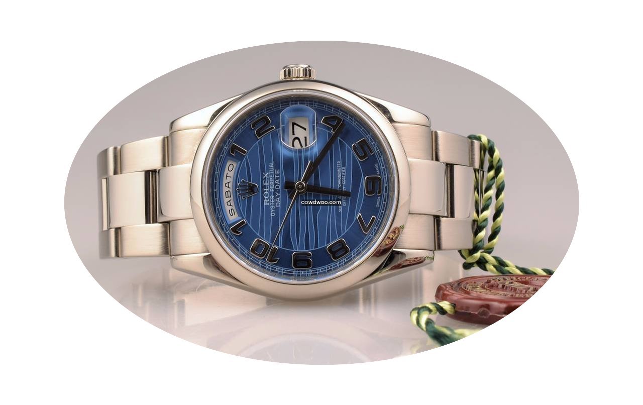 Rolex Day-Date 118209 Gold Rehaut 2007 F...