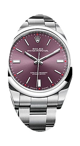 Rolex Datejust 39 mm Steel 114300 purple...