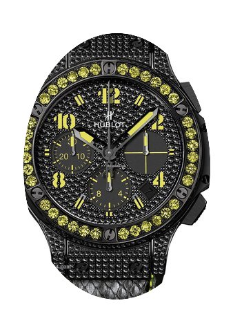 Hublot Big Bang Black Fluo 41mm YELLOW...