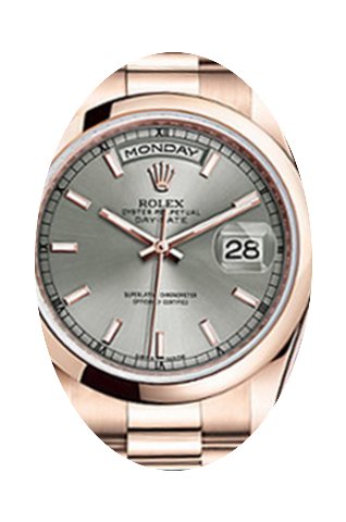 Rolex Day-Date 36 118205-RHOSP Rhodium I...