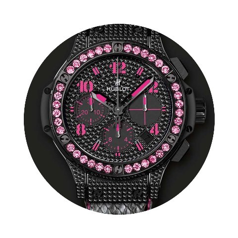 Hublot [NEW] Big Bang Black Fluo Pink 34...