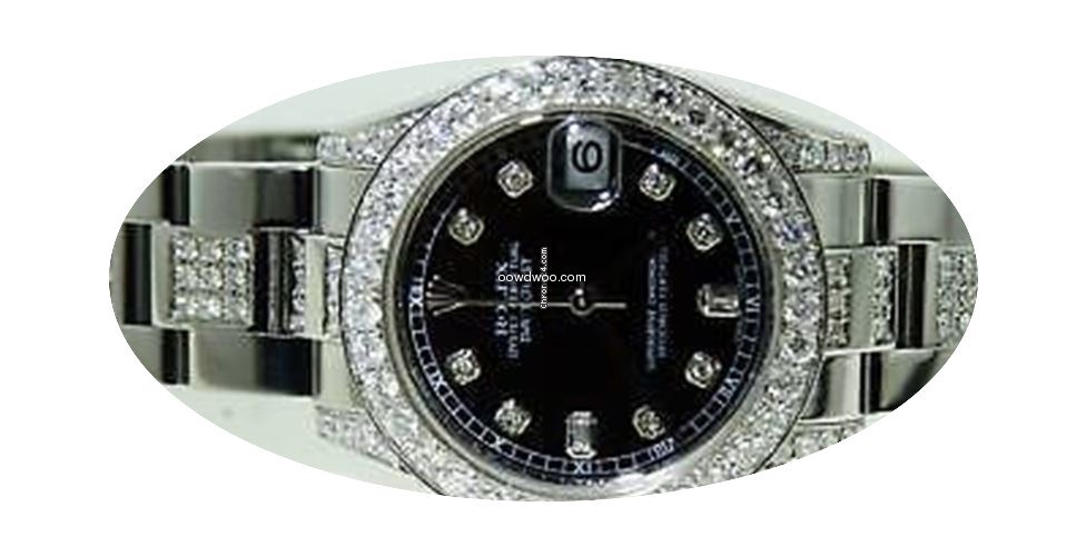 Rolex Midsize Ladies Datejust Watch Diam...
