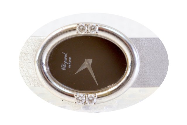 Chopard Ladies Fancy 18k Whitegold Diamo...